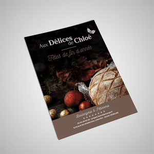 création d'un flyer A5 pour une boulangerie