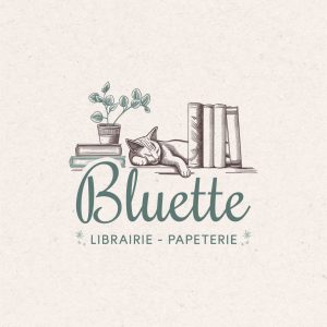 Création d'un logo pour la librairie Bluette à Savenay