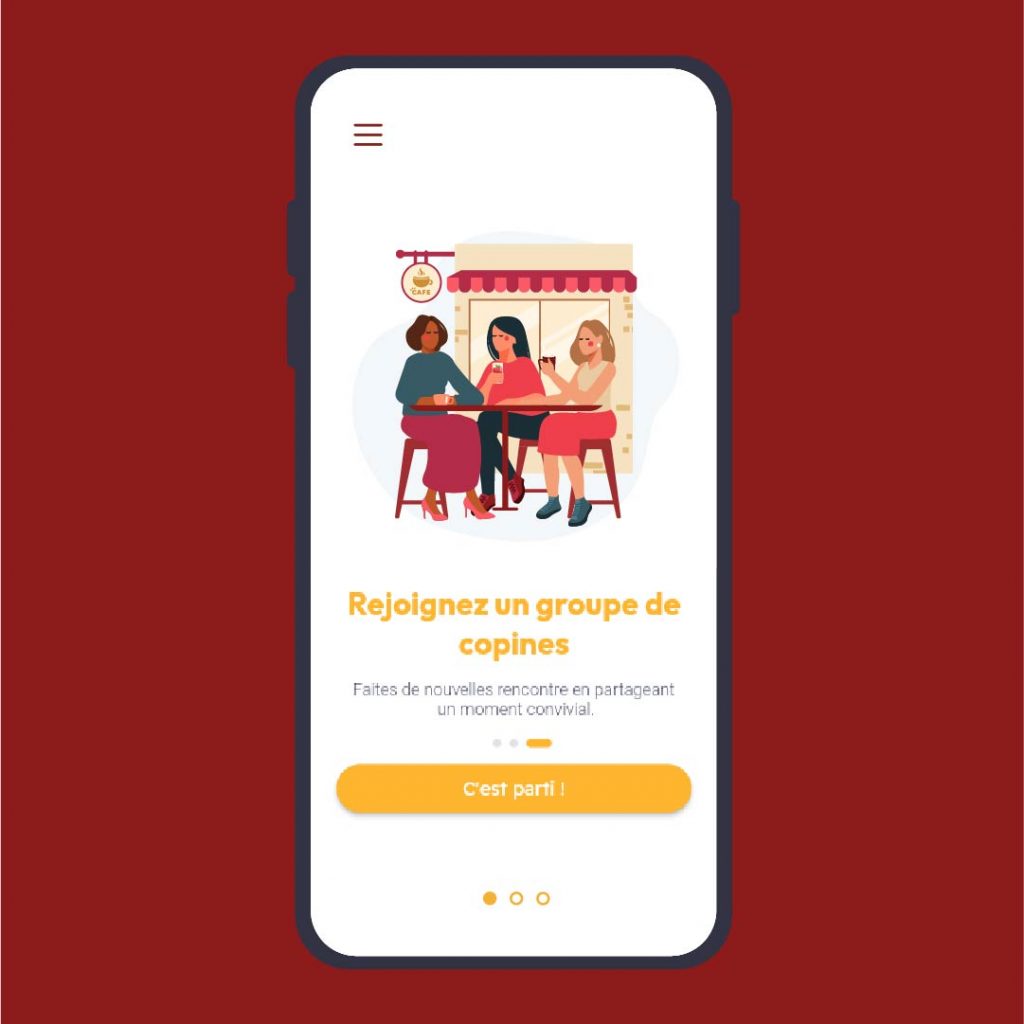 téléphone portable avec une illustration personnalisée