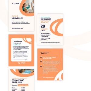 Création de templates pour réseaux sociaux