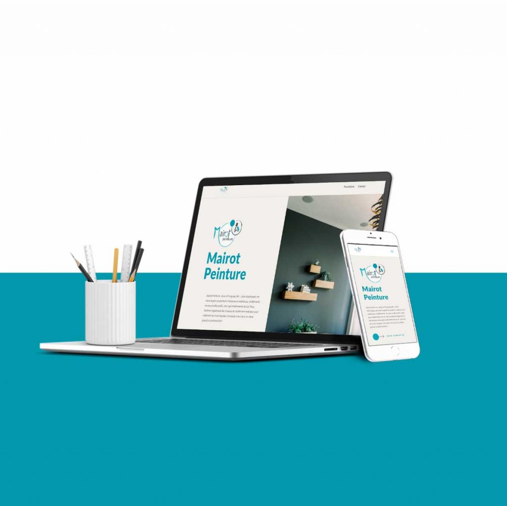 Création du site web pour Mairot Peinture à Prinquiau