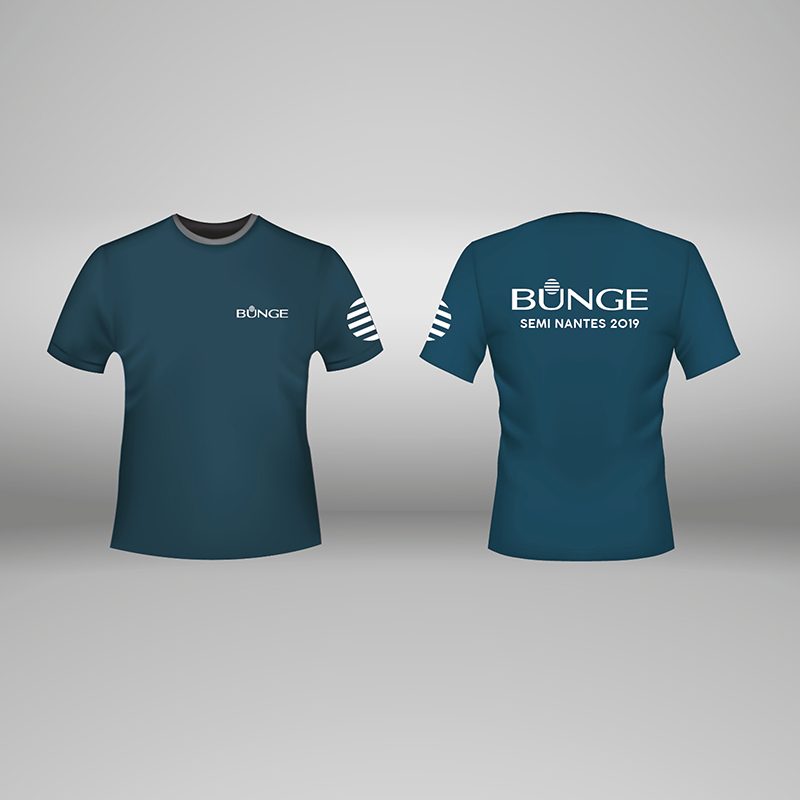bunge-tee shirt Flocage sur maillot de sport